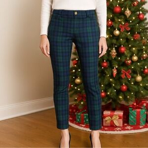 Vineyard Vines Green and Blue Plaid Pants